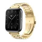 For OPPO Watch SE / Watch 3 xDfind Three Beads Quick Release Metal Watch Band(Gold) - 1