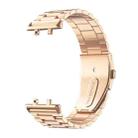 For OPPO Watch SE / Watch 3 xDfind Three Beads Quick Release Metal Watch Band(Rose Gold) - 3