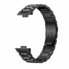 For Huawei Watch Fit3 / Fit4 / Fit4 Pro xDfind Three Beads Quick Release Metal Watch Band(Black) - 3