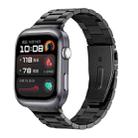 For Huawei Watch D2 xDfind Three Beads Quick Release Metal Watch Band(Black) - 1