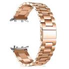 For Huawei Watch D2 xDfind Three Beads Quick Release Metal Watch Band(Rose Gold) - 2