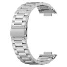 For Huawei Watch Fit 2 xDfind Three Beads Quick Release Metal Watch Band(Silver) - 2
