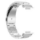 For Huawei Watch Fit 2 xDfind Three Beads Quick Release Metal Watch Band(Silver) - 3