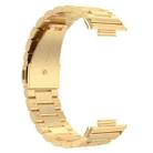 For Huawei Watch Fit 2 xDfind Three Beads Quick Release Metal Watch Band(Gold) - 3