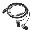 Borofone BM95 Excepcional Type-C Interface Universal Digital Wired Earphones with Microphone, Length: 1.2m(Metal Grey) - 2