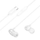 Borofone BM95 Excepcional Type-C Interface Universal Digital Wired Earphones with Microphone, Length: 1.2m(Silver) - 2