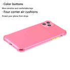 For iPhone 12 mini TPU Color Translucent Four-corner Airbag Shockproof Phone Protective case(Transparent Rose Red) - 2