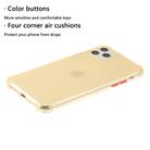 For iPhone 12 mini TPU Color Translucent Four-corner Airbag Shockproof Phone Protective case(Transparent Gold) - 2