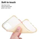 For iPhone 12 mini TPU Color Translucent Four-corner Airbag Shockproof Phone Protective case(Transparent Gold) - 3