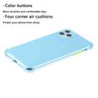 For iPhone 12 mini TPU Color Translucent Four-corner Airbag Shockproof Phone Protective case(Transparent Blue) - 2