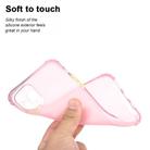 For iPhone 12 mini TPU Color Translucent Four-corner Airbag Shockproof Phone Protective case(Transparent Pink) - 3