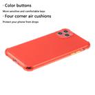 For iPhone 12 / 12 Pro TPU Color Translucent Four-corner Airbag Shockproof Phone Protective case(Transparent Red) - 2