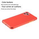 For iPhone 12 Pro Max TPU Color Translucent Four-corner Airbag Shockproof Phone Protective case(Transparent Red) - 2