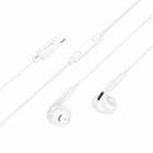 Borofone BM96 Brilliant Universal Wired Earphones with Microphone, Length: 1.2m, Interface:8 Pin(White) - 3