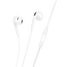 Borofone BM96 Brilliant Universal Wired Earphones with Microphone, Length: 1.2m, Interface:Type-C(White) - 2