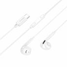 Borofone BM96 Brilliant Universal Wired Earphones with Microphone, Length: 1.2m, Interface:Type-C(White) - 3
