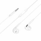 Borofone BM96 Brilliant Universal Wired Earphones with Microphone, Length: 1.2m, Interface:3.5mm(White) - 3