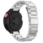 For Garmin Forerunner 220/735/735XT/230/235 xDfind Three Beads Quick Release Metal Watch Band(Silver) - 2