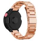For Garmin Forerunner 220/735/735XT/230/235 xDfind Three Beads Quick Release Metal Watch Band(Rose Gold) - 2