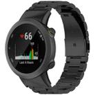 For Garmin Forerunner 45/45S/Swim2 xDfind Three Beads Quick Release Metal Watch Band(Black) - 1