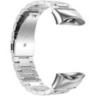 For Garmin Forerunner 45/45S/Swim2 xDfind Three Beads Quick Release Metal Watch Band(Silver) - 3