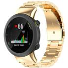 For Garmin Forerunner 45/45S/Swim2 xDfind Three Beads Quick Release Metal Watch Band(Gold) - 1