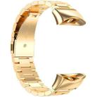 For Garmin Forerunner 45/45S/Swim2 xDfind Three Beads Quick Release Metal Watch Band(Gold) - 3