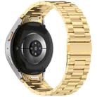 For Samsung Galaxy Watch 7 / FE / 6 / 5 / 4 xDfind Three Beads Quick Release Metal Watch Band(Gold) - 2