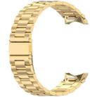 For Samsung Galaxy Watch 7 / FE / 6 / 5 / 4 xDfind Three Beads Quick Release Metal Watch Band(Gold) - 3