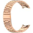For Samsung Galaxy Watch 7 / FE / 6 / 5 / 4 xDfind Three Beads Quick Release Metal Watch Band(Rose Gold) - 3