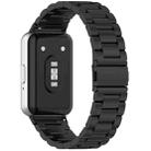 For Samsung Galaxy Fit3 xDfind Three Beads Quick Release Metal Watch Band(Black) - 2
