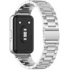 For Samsung Galaxy Fit3 xDfind Three Beads Quick Release Metal Watch Band(Silver) - 2