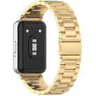 For Samsung Galaxy Fit3 xDfind Three Beads Quick Release Metal Watch Band(Gold) - 2