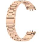 For Samsung Galaxy Fit3 xDfind Three Beads Quick Release Metal Watch Band(Rose Gold) - 3
