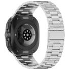For Samsung Galaxy Watch Ultra 47mm xDfind Three Beads Quick Release Metal Watch Band(Silver) - 2