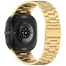 For Samsung Galaxy Watch Ultra 47mm xDfind Three Beads Quick Release Metal Watch Band(Gold) - 2