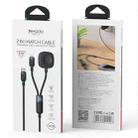 Yesido CA136L 27W USB-C / Type-C to 8 Pin & iWatch 2 in 1 Charging Cable, Length:1.2m(Black) - 3