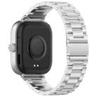 For Xiaomi Smart Band 9 Pro/8 Pro/Redmi Watch 5/4 xDfind Three Beads Quick Release Metal Watch Band(Silver) - 2