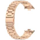 For Xiaomi Smart Band 9 Pro/8 Pro/Redmi Watch 5/4 xDfind Three Beads Quick Release Metal Watch Band(Rose Gold) - 3