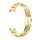 For Xiaomi Smart Band 10 / 9 / 8 NFC xDfind Three Beads Quick Release Metal Watch Band(Gold) - 2