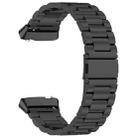 For Xiaomi Redmi Watch 3 Active / Lite xDfind Three Beads Quick Release Metal Watch Band(Black) - 2