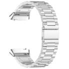 For Xiaomi Redmi Watch 3 Active / Lite xDfind Three Beads Quick Release Metal Watch Band(Silver) - 2