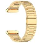 For Xiaomi Redmi Watch 3 Active / Lite xDfind Three Beads Quick Release Metal Watch Band(Gold) - 2