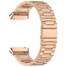 For Xiaomi Redmi Watch 3 Active / Lite xDfind Three Beads Quick Release Metal Watch Band(Rose Gold) - 2