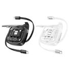 hoco U140 Type-C to Type-C Multi-function Retractable Storage Data Cable(Black) - 2