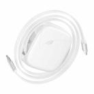 hoco U140 Type-C to Type-C Multi-function Retractable Storage Data Cable(White) - 3