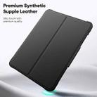 For iPad Air 11 2025 / 2024 Honeycomb Magnetic Rotation Holder Leather Smart Tablet Case(Pink) - 2