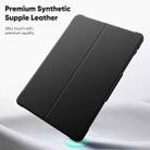 For iPad 10.2 2021 / Air 10.5 Honeycomb Magnetic Rotation Holder Leather Smart Tablet Case(Wine Red) - 2