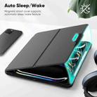 For iPad Pro 13 2024 Honeycomb Magnetic Rotation Holder Leather Smart Tablet Case(Blue) - 3