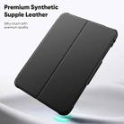 For iPad 2025 / 2022 Honeycomb Magnetic Rotation Holder Leather Smart Tablet Case(Pink) - 2